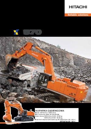 क्रॉलर एक्सकेवेटर Hitachi ZX870LCH-5B