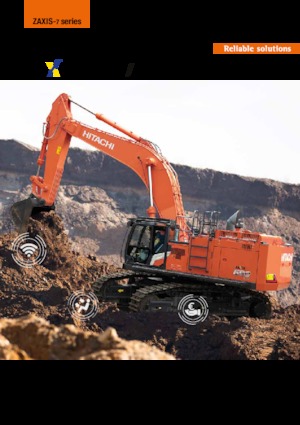 क्रॉलर एक्सकेवेटर Hitachi ZX890LCH-7