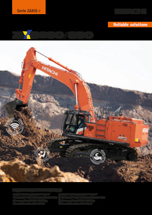 क्रॉलर एक्सकेवेटर Hitachi ZX890LCH-7