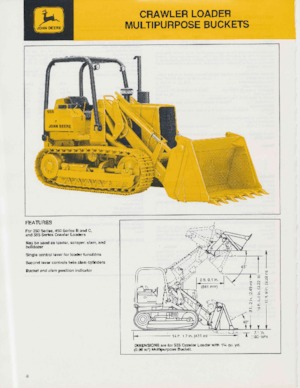 क्रॉलर लोडर John Deere Construction 450 C