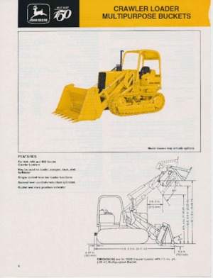 क्रॉलर लोडर John Deere Construction 355 D