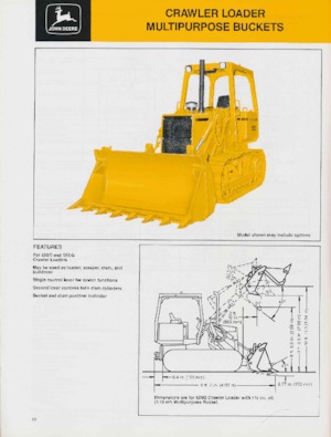 क्रॉलर लोडर John Deere Construction 555 G