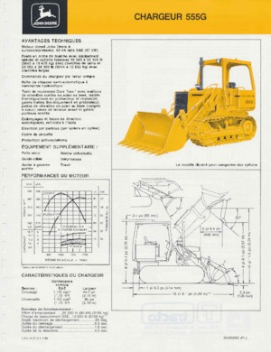क्रॉलर लोडर John Deere Construction 555 G