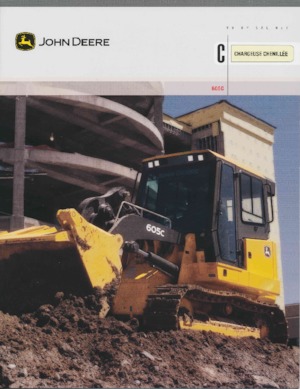 क्रॉलर लोडर John Deere Construction 605 C