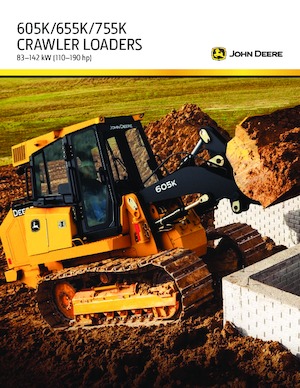 क्रॉलर लोडर John Deere Construction 605K