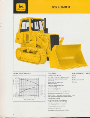 क्रॉलर लोडर John Deere Construction 655