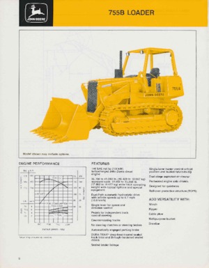 क्रॉलर लोडर John Deere Construction 755 B