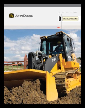 क्रॉलर लोडर John Deere Construction 755 D