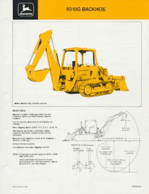 क्रॉलर लोडर John Deere Construction 9310 G