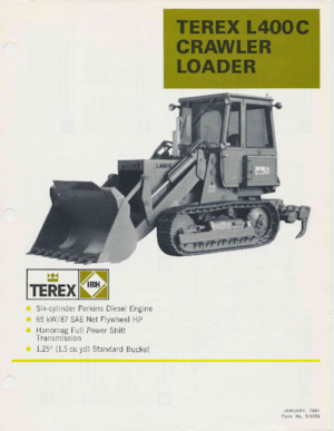 क्रॉलर लोडर Terex L400C