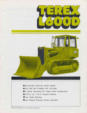क्रॉलर लोडर Terex L600D