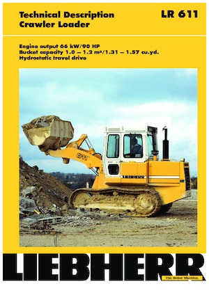 क्रॉलर लोडर Liebherr LR 611