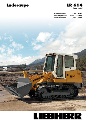 क्रॉलर लोडर Liebherr LR 614