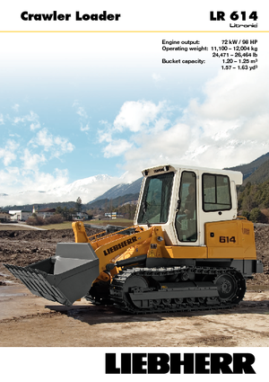 क्रॉलर लोडर Liebherr LR 614