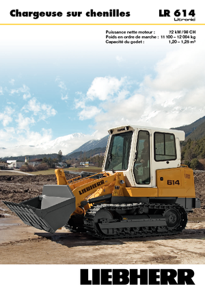 क्रॉलर लोडर Liebherr LR 614