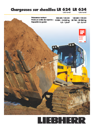 क्रॉलर लोडर Liebherr LR 624