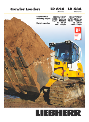 क्रॉलर लोडर Liebherr LR 634