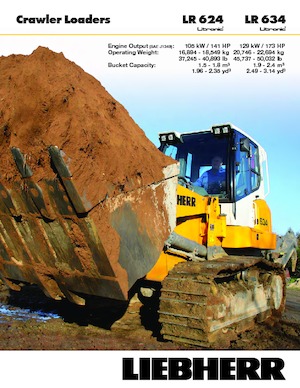 क्रॉलर लोडर Liebherr LR 634