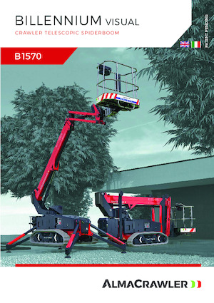 क्रॉलर टेलीस्कोपिक बूम लिफ्ट Almac B1570 VISUAL ETS