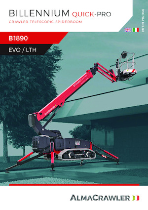 क्रॉलर टेलीस्कोपिक बूम लिफ्ट Almac B1890 QUICK-PRO LTH