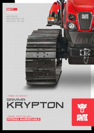 ट्रैक ट्रैक्टर SAME Krypton F 100 