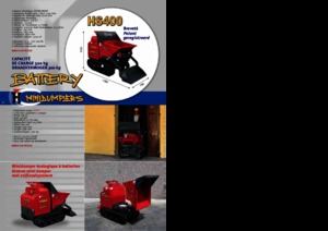 ट्रैक्ड डंपर Hinowa HS 400 Battery