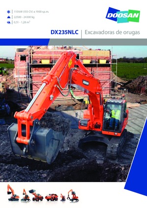 क्रॉलर एक्सकेवेटर Doosan DX235NLC