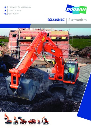 क्रॉलर एक्सकेवेटर Doosan DX235NLC