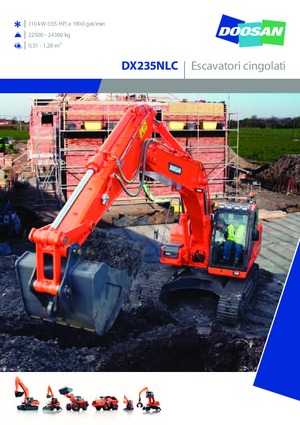 क्रॉलर एक्सकेवेटर Doosan DX235NLC