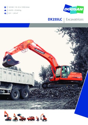 क्रॉलर एक्सकेवेटर Doosan DX 255 LC