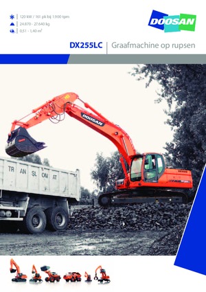 क्रॉलर एक्सकेवेटर Doosan DX 255 LC