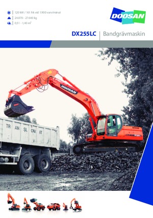 क्रॉलर एक्सकेवेटर Doosan DX 255 LC