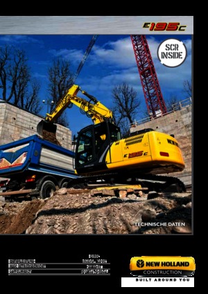 क्रॉलर एक्सकेवेटर New Holland E 195 LC