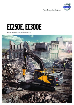 क्रॉलर एक्सकेवेटर Volvo EC250ELR