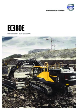 क्रॉलर एक्सकेवेटर Volvo EC380EL