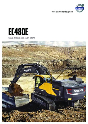 क्रॉलर एक्सकेवेटर Volvo EC480EL