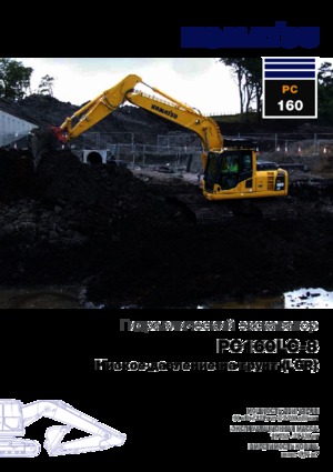 क्रॉलर एक्सकेवेटर Komatsu PC160LC-8