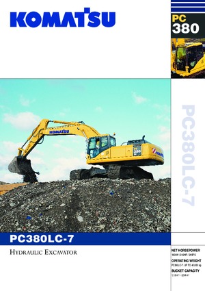 क्रॉलर एक्सकेवेटर Komatsu PC380LC-7 active