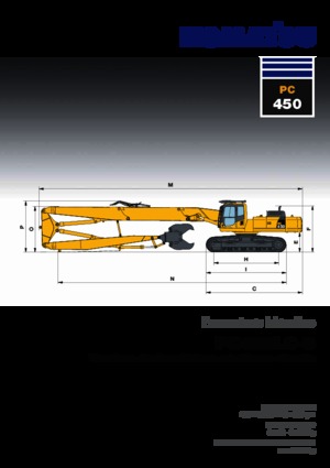 क्रॉलर एक्सकेवेटर Komatsu PC450HRD-8