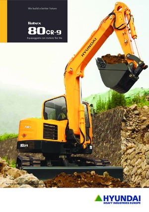 क्रॉलर एक्सकेवेटर Hyundai R 80 CR-9