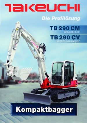क्रॉलर एक्सकेवेटर Takeuchi TB290