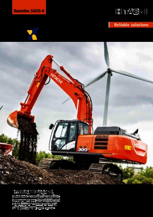 क्रॉलर एक्सकेवेटर Hitachi ZX300LCN-6