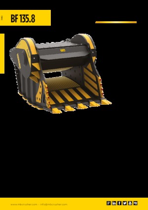 क्रेशर बकेट MB Crusher BF135.8