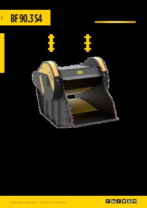 क्रेशर बकेट MB Crusher BF90.3 S4