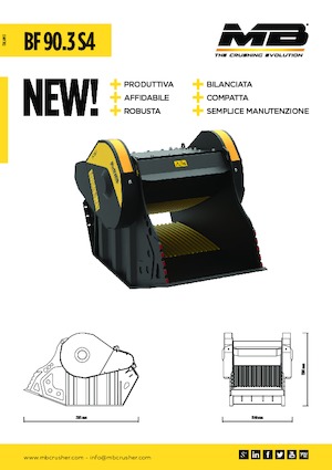 क्रेशर बकेट MB Crusher BF90.3 S4
