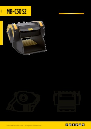 क्रेशर बकेट MB Crusher MB-C50 S2