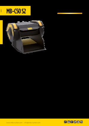 क्रेशर बकेट MB Crusher MB-C50 S2