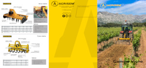 कल्टीवेटर Agrisem Agrovigne Agrovh7