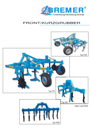 कल्टीवेटर Bremer KG 300 E Front