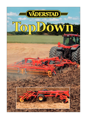 कल्टीवेटर Väderstad TopDown 300